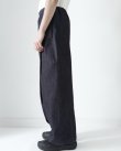 画像2: 【sage NATION(セイジネーション)】BOX PLEAT TROUSER DENIM/ RAW