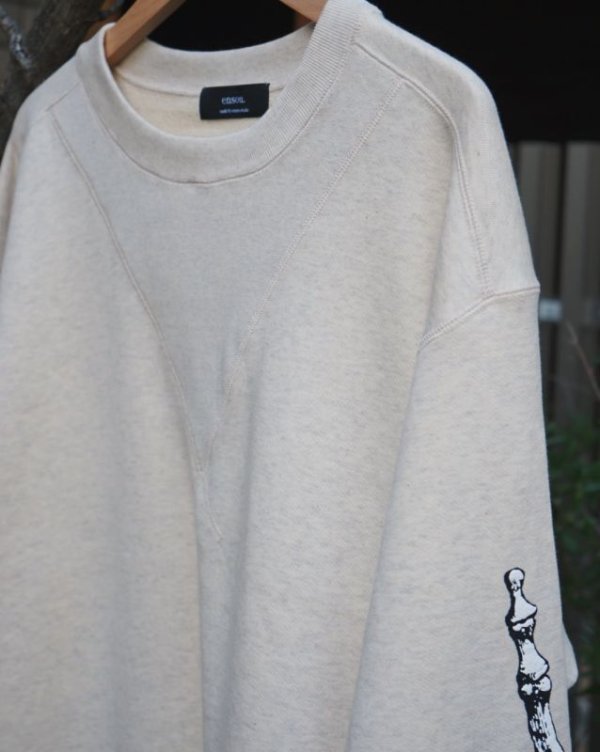 画像2: 【ensou.(エンソウ)】Peace Sweatshirt/ Ivory