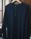 画像3: 【FAF(エフエーエフ)】THERMAL HENLEY SHIRTS/ NAVY