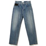 画像: 【paratrait(パラトレイト)】RAINBOW NOISE DENIM PANTS/ INDIGO