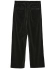 画像2: 【IRENISA(イレニサ)】TWO TUCKS WIDE TROUSERS/ BLACK OLIVE