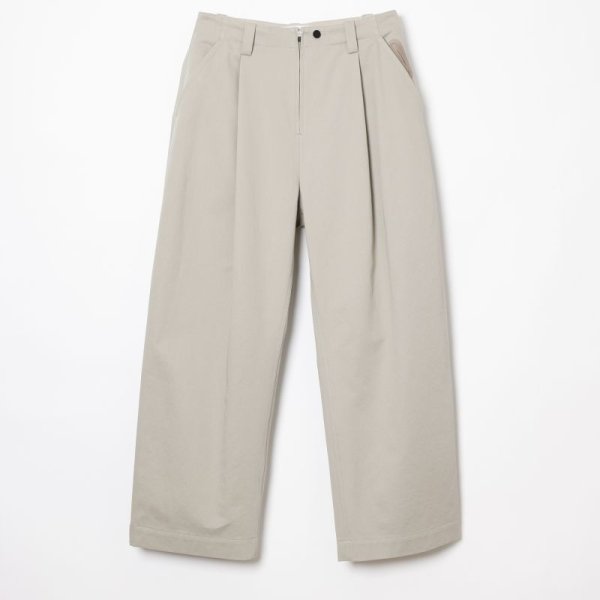 画像1: 【paratrait(パラトレイト)】CAKE SKIN CHINO PANTS/ BEIGE