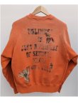 画像2: 【KHOKI(コッキ)】Vintage finished sweatshirt/ Orange