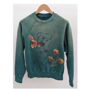 画像: 【KHOKI(コッキ)】Vintage finished sweatshirt/ Green