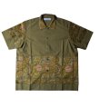 画像1: 【DIOMENE(ディオメン)】EMBROIDERED SHORT SLEEVE SHIRT/ MUSC