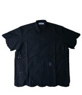 画像: 【DIOMENE(ディオメン)】EMBROIDERED SHORT SLEEVE SHIRT/ METEORITE