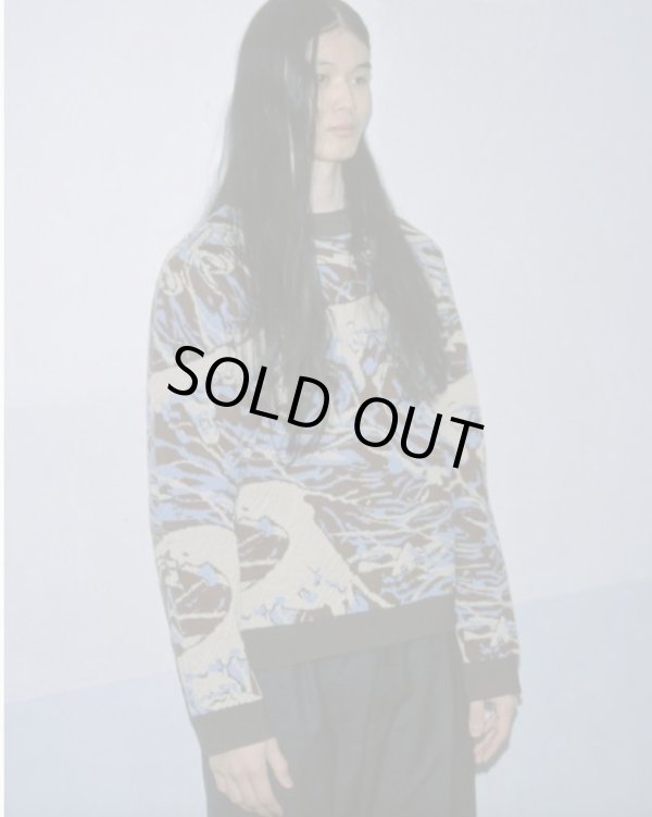 画像5: 【Kota Gushiken(コウタグシケン)】Hokusai Wave Expanded by AI/ Light Blue