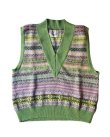 画像1: 【Kota Gushiken(コウタグシケン)】JAMIESON’ S × Kota Gushiken Reversed Stitch Vest/ Green