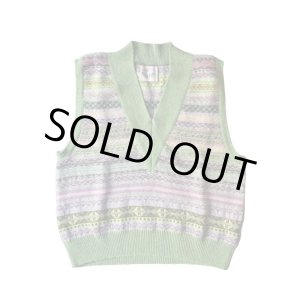 画像: 【Kota Gushiken(コウタグシケン)】JAMIESON’ S × Kota Gushiken Reversed Stitch Vest/ Green