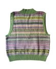 画像2: 【Kota Gushiken(コウタグシケン)】JAMIESON’ S × Kota Gushiken Reversed Stitch Vest/ Green