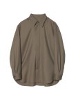 画像1: 【IRENISA(イレニサ)】ORNAMENTAL FLY FRONT SHIRT/ MOCHA BEIGE