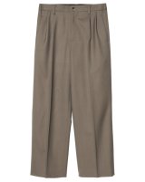 画像: 【IRENISA(イレニサ)】TWO TUCKS WIDE TROUSERS/ MOCHA BEIGE