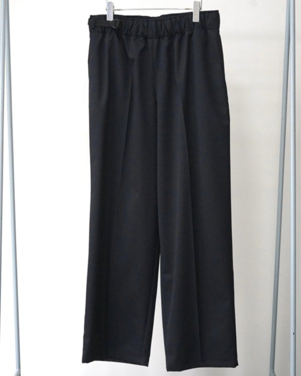 画像1: 【REVERBERATE(リバーバレイト)】BELTED TROUSERS TYPE3/ BLACK