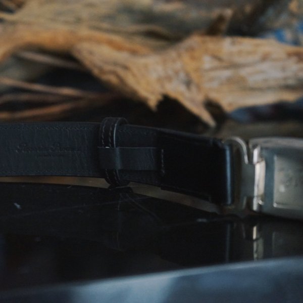 画像3: 【Rosaria Product(ロザリアプロダクト)】Vintage Buckle Belt “TIFFANY&CO” -V.H-/ Black