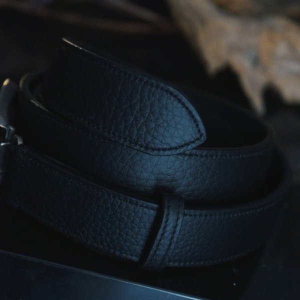 画像2: 【Rosaria Product(ロザリアプロダクト)】Vintage Buckle Belt “TIFFANY&CO” -ANB-/ Black