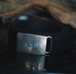 画像1: 【Rosaria Product(ロザリアプロダクト)】Vintage Buckle Belt “TIFFANY&CO” -ANB-/ Black