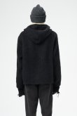 画像8: 【OUR LEGACY(アワーレガシー)】FULL ZIP HOOD/ Black Hairy Wool