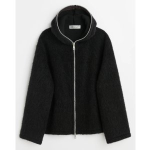 画像: 予約商品【OUR LEGACY(アワーレガシー)】FULL ZIP HOOD/ Black Hairy Wool