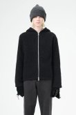 画像9: 【OUR LEGACY(アワーレガシー)】FULL ZIP HOOD/ Black Hairy Wool