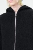 画像4: 【OUR LEGACY(アワーレガシー)】FULL ZIP HOOD/ Black Hairy Wool