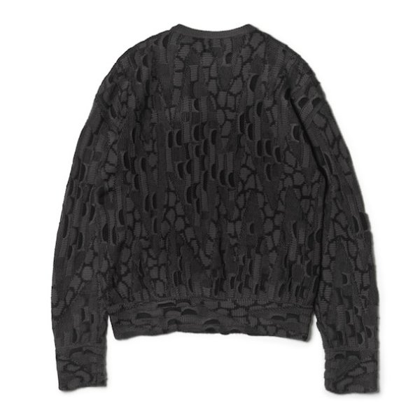 画像2: 【FAF(エフエーエフ)】3D KNIT CREWNECK/ BLACK