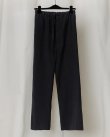 画像1: 【GABRIELA COLL GARMENTS(ガブリエラコールガーメンツ)】CUPRO TROUSERS/ BLACK