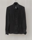 画像1: 【GABRIELA COLL GARMENTS(ガブリエラコールガーメンツ)】CUPRO SHIRT/ BLACK