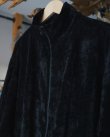 画像2: 【GABRIELA COLL GARMENTS(ガブリエラコールガーメンツ)】COTTON VELVET ZIPPER JACKET/ BLACK