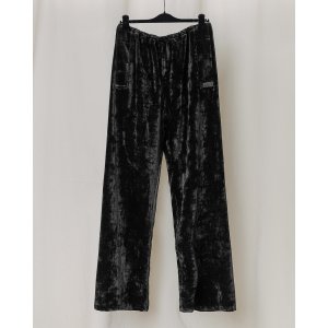 画像: 【GABRIELA COLL GARMENTS(ガブリエラコールガーメンツ)】COTTON VELVET FLAP POCKET TROUSERS/ BLACK