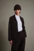 画像6: 【toogood(トゥーグッド)】THE PHOTOGRAPHER JACKET/ CRUNPLED STRIPE/ WALNUT