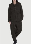 画像2: 【toogood(トゥーグッド)】THE ACROBAT TROUSER/ CRUMPLED STRIPE/ WALNUT