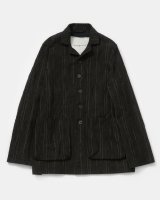 画像: 【toogood(トゥーグッド)】THE PHOTOGRAPHER JACKET/ CRUNPLED STRIPE/ WALNUT