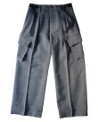 画像2: 【ensou.(エンソウ)】Cargo Trousers/ Black Mix