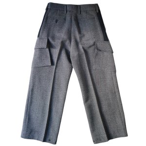 画像: 【ensou.(エンソウ)】Cargo Trousers/ Black Mix