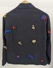 画像2: 【KHOKI(コッキ)】Hand embroidery jacket/ Navy