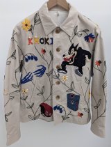 画像: 【KHOKI(コッキ)】Hand embroidery jacket/ Beige