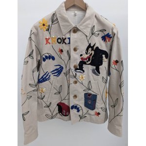 画像: 【KHOKI(コッキ)】Hand embroidery jacket/ Beige