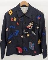 画像: 【KHOKI(コッキ)】Hand embroidery jacket/ Navy