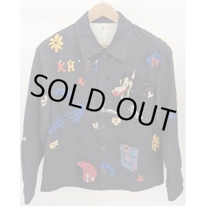 画像: 【KHOKI(コッキ)】Hand embroidery jacket/ Navy