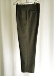 画像1: 【HEUGN(ユーゲン)】“Aaron” TAPPERD 2P TROUSERS Houdstooth- Olive