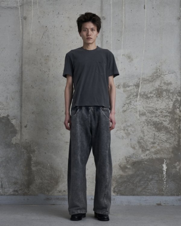 画像1: 【Omar Afridi(オマールアフリディ)】TWISTED LOUNGE PANTS/ SHABBY GREY