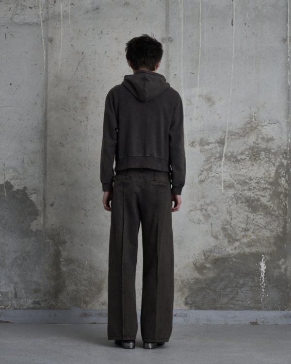 画像2: 【Omar Afridi(オマールアフリディ)】SHABBY FULL ZIP HOODIE/ SHABBY BROWN