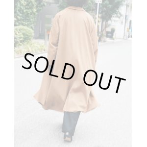 画像: 【GABRIELA COLL GARMENTS(ガブリエラコールガーメンツ)】LORO PIANA HEAVY WOOL BREASTED COAT/ CAMEL