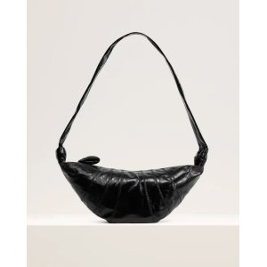 画像: 【LEMAIRE(ルメール)】MEDIUM CROISSANT BAG (COATED COTTON)/ BLACK