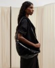 画像2: 【LEMAIRE(ルメール)】MEDIUM CROISSANT BAG (COATED COTTON)/ BLACK