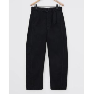 画像: 【LEMAIRE(ルメール)】TWISTED BELTED PANTS/ HEAVY BLACK DENIM