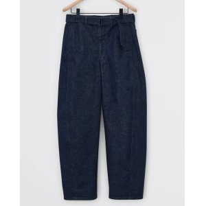 画像: 【LEMAIRE(ルメール)】TWISTED BELTED PANTS/ HEAVY INDIGO DENIM