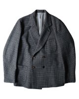 画像: 【m's braque(エムズブラック)】 4B COMFORT LOOSEN JACKET with LINING/ GLEN CHECK