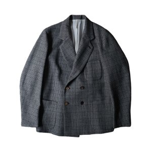 画像: 【m's braque(エムズブラック)】 4B COMFORT LOOSEN JACKET with LINING/ GLEN CHECK