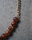 画像2: 【m's braque(エムズブラック)】DEADSTOCK CRACKED BEADS NECKLACE/ NATURAL×METAL